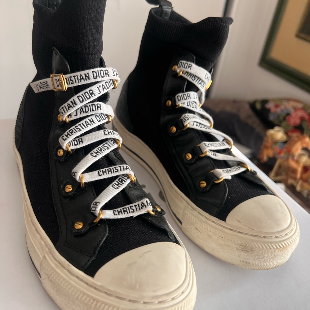 Christian Dior Walk’n Dior High Top Sneakers Size 6